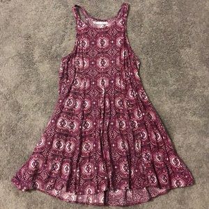 Medallion print racerback dress